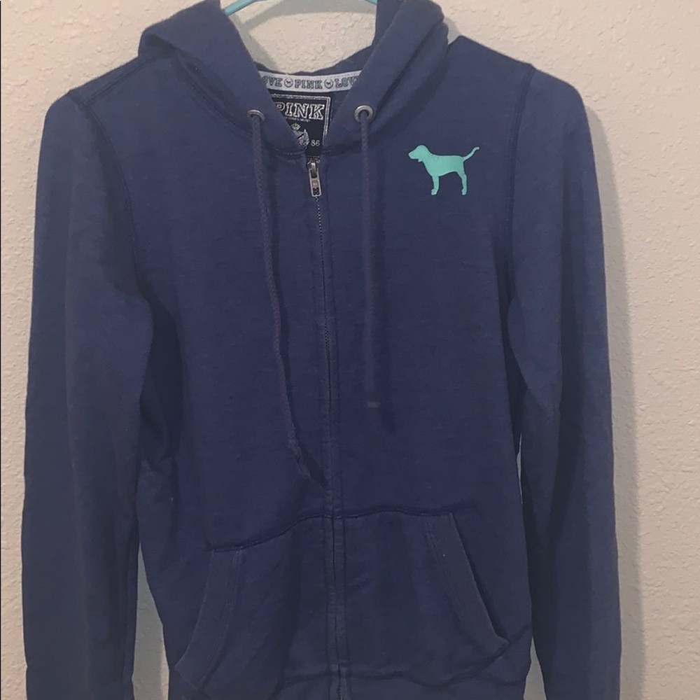 Pink zip up